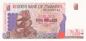 5 Dollar 1997